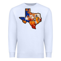 White texas map fall Premium Sweatshirt - JahusDesignShop