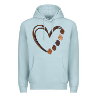 Blue Mist black history melanin Premium Hoodie - MaliasSmallBusiness