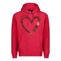 Cardinal black history melanin Premium Hoodie - MaliasSmallBusiness