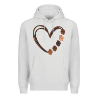 Dove Grey black history melanin Premium Hoodie - MaliasSmallBusiness