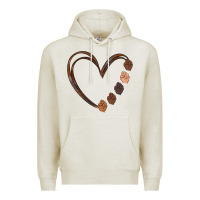 Oatmeal Heather black history melanin Premium Hoodie - MaliasSmallBusiness