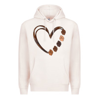 Pale Pink black history melanin Premium Hoodie - MaliasSmallBusiness