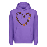 Purple black history melanin Premium Hoodie - MaliasSmallBusiness