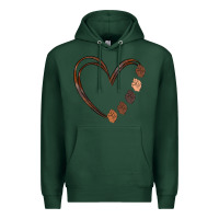 Sports Green black history melanin Premium Hoodie - MaliasSmallBusiness