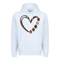 White black history melanin Premium Hoodie - MaliasSmallBusiness