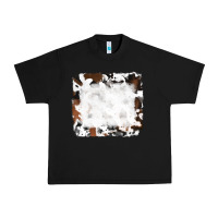 Black black and brown cowhide Urban Heavy Tee - RanaPortraitStore