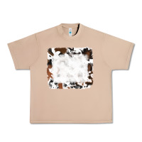 Burro black and brown cowhide Urban Heavy Tee - RanaPortraitStore