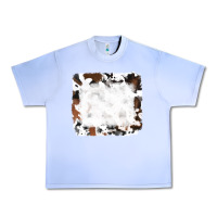 Grape Ice black and brown cowhide Urban Heavy Tee - RanaPortraitStore