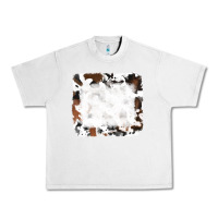Lunar Rock black and brown cowhide Urban Heavy Tee - RanaPortraitStore