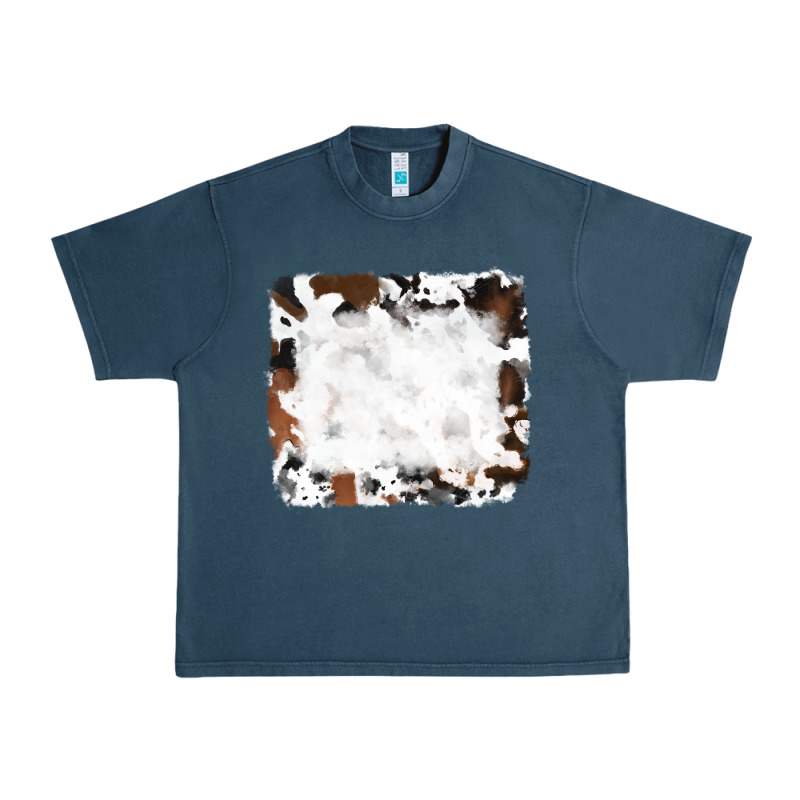 Black And Brown Cowhide Urban Heavy Tee by RanaPortraitStore | Teevron