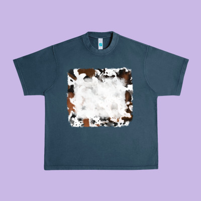 Urban Heavy Tee black and brown cowhide
