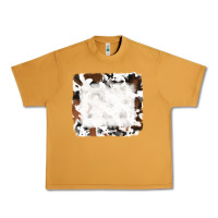 Peanut Butter black and brown cowhide Urban Heavy Tee - RanaPortraitStore
