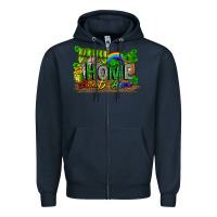 Navy home sweet home Zipper Hoodie - FaDigitalArtStudio