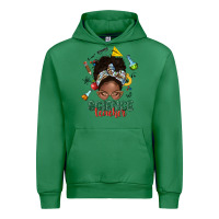 Emerald science teacher afro messy bun Urban Hoodie - NancyCooperArtShop