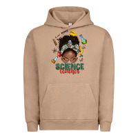 Pigment Burro science teacher afro messy bun Urban Hoodie - NancyCooperArtShop
