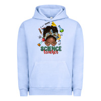 Pigment Grape Ice science teacher afro messy bun Urban Hoodie - NancyCooperArtShop