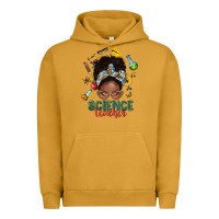 Pigment Peanut Butter science teacher afro messy bun Urban Hoodie - NancyCooperArtShop