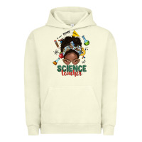 Pigment Pistachio science teacher afro messy bun Urban Hoodie - NancyCooperArtShop