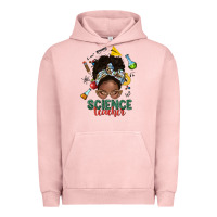 Pigment Salmon science teacher afro messy bun Urban Hoodie - NancyCooperArtShop