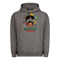 Pigment Tornado science teacher afro messy bun Urban Hoodie - NancyCooperArtShop