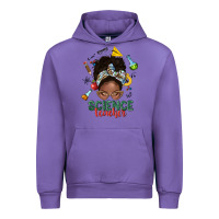 Tulip science teacher afro messy bun Urban Hoodie - NancyCooperArtShop
