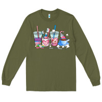 Army Green dentist coffee cups Long Sleeve Tee - AdoDesignShop