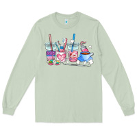 Matcha dentist coffee cups Long Sleeve Tee - AdoDesignShop