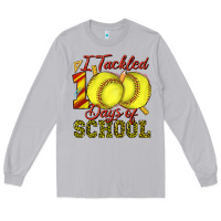 Moon Dust i tackled 100days of school softball Long Sleeve Tee - texasbilliewilder