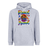 Heather Grey proud friend Heavyweight Hoodie - JahusDesignShop