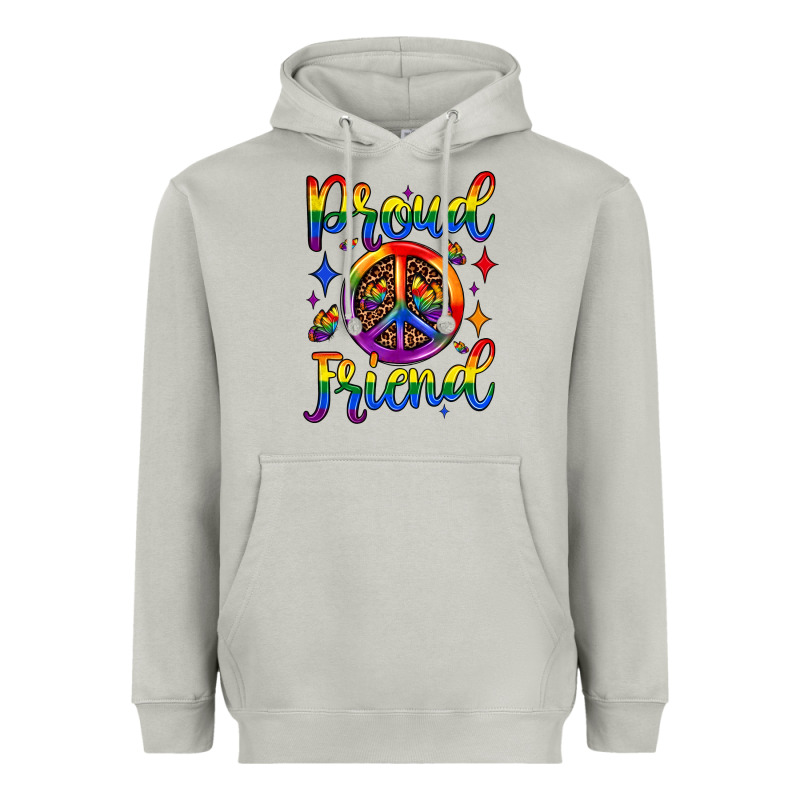 Proud Friend Heavyweight Hoodie by JahusDesignShop | Teevron