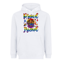 White proud friend Heavyweight Hoodie - JahusDesignShop