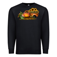 Black sunflower truck Premium Sweatshirt - JahusDesignShop