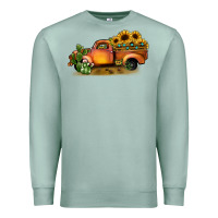 Seafoam sunflower truck Premium Sweatshirt - JahusDesignShop
