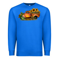 True Royal sunflower truck Premium Sweatshirt - JahusDesignShop