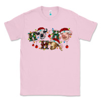 Bubblegum Pink hohoho farm animals Classic Tee - RanaPortraitStore