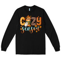 Black cozy season Long Sleeve Tee - Zillion Design Studio