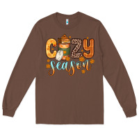 Chestnut cozy season Long Sleeve Tee - Zillion Design Studio