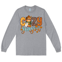 Heather Grey cozy season Long Sleeve Tee - Zillion Design Studio