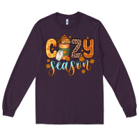 Plum cozy season Long Sleeve Tee - Zillion Design Studio