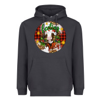 Smoke Christmas feeling jolly cow ornament Heavyweight Hoodie - Artiststas