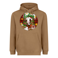 Toasted Coconut Christmas feeling jolly cow ornament Heavyweight Hoodie - Artiststas