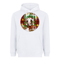 White Christmas feeling jolly cow ornament Heavyweight Hoodie - Artiststas