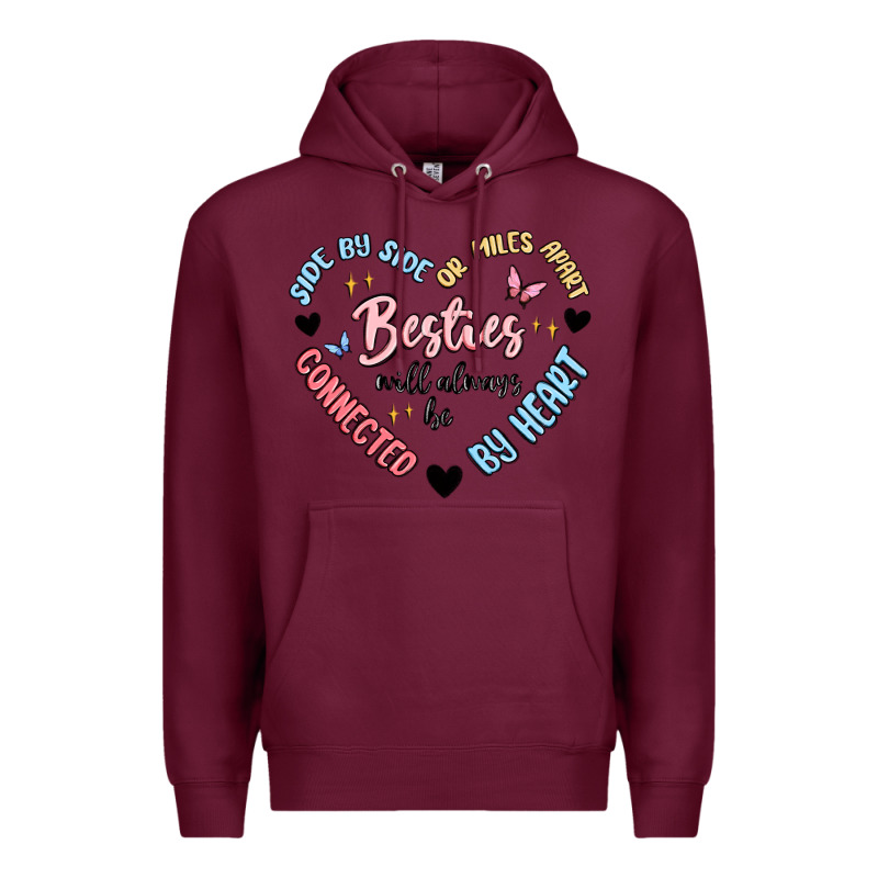Besties Will Always Be Premium Hoodie by MaliasSmallBusiness | Teevron