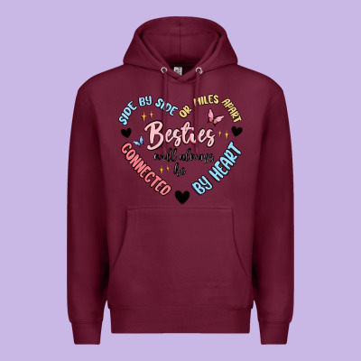 Besties Will Always Be Premium Hoodie Designed By Maliassmallbusiness