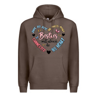 Coffee besties will always be Premium Hoodie - MaliasSmallBusiness