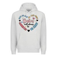 Dove Grey besties will always be Premium Hoodie - MaliasSmallBusiness