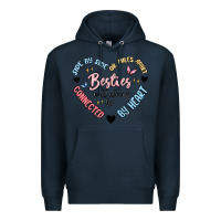 Navy besties will always be Premium Hoodie - MaliasSmallBusiness