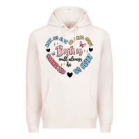 Pale Pink besties will always be Premium Hoodie - MaliasSmallBusiness