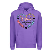 Purple besties will always be Premium Hoodie - MaliasSmallBusiness