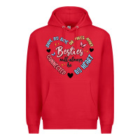 Red besties will always be Premium Hoodie - MaliasSmallBusiness